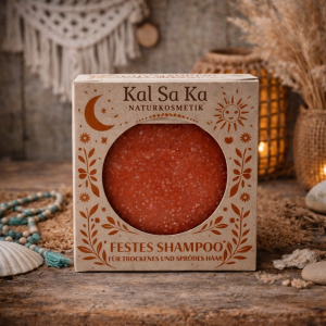 Festes Shampoo "für sprödes Haar. Beruhigt die Kopfhaut" 50g